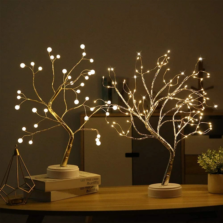 Atmospheric Illuminated Tree - LumaTree-Drops-Nora Luxe