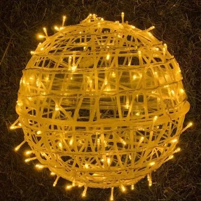 Atmospheric LED Light Ball for Indoor & Outdoor – Orbola-Yellow-The Livary
