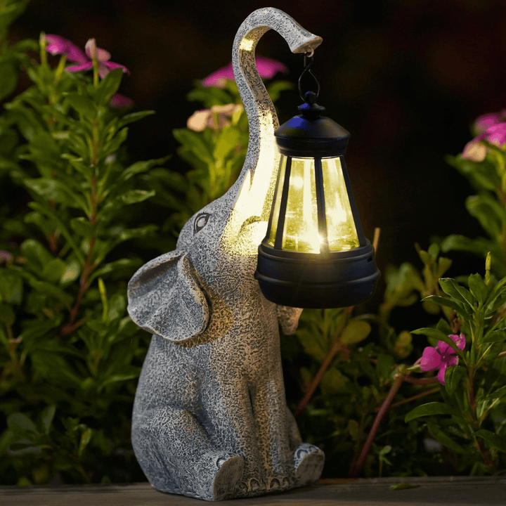 Atmospheric Solar Lamp for the Garden - Elephant Glow-Nora Luxe