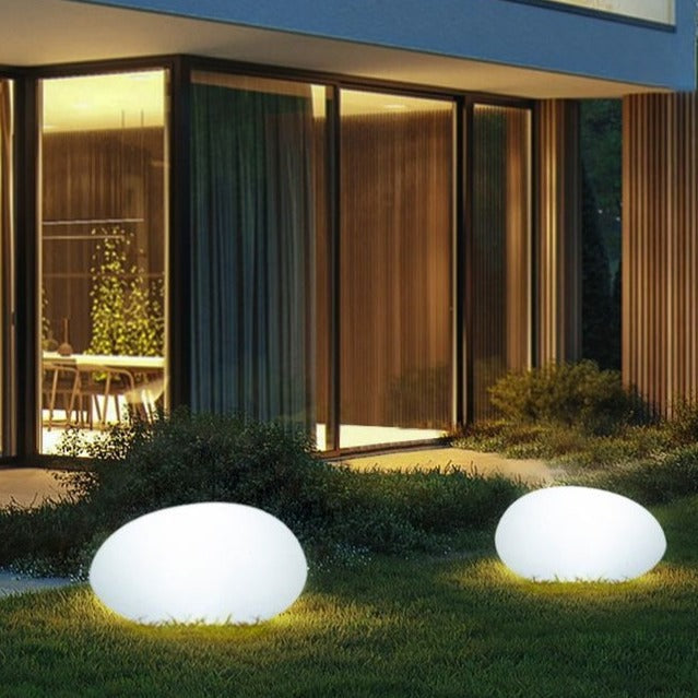 Atmospheric Wireless Garden Lamp - LumaStone-Medium (USB Rechargeable)-Nora Luxe