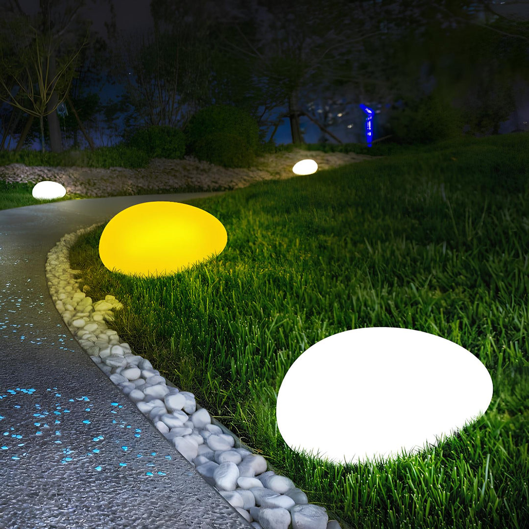 Atmospheric Wireless Garden Lamp - LumaStone-Medium (USB Rechargeable)-Nora Luxe