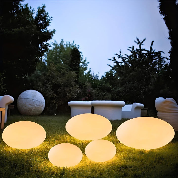 Atmospheric Wireless Garden Lamp - LumaStone-Medium (USB Rechargeable)-Nora Luxe