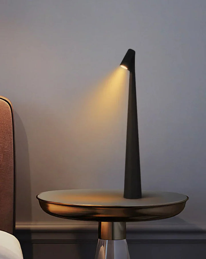 Atmospheric Wireless Table Lamp - LunaLite-Black-13.78 inches-Nora Luxe