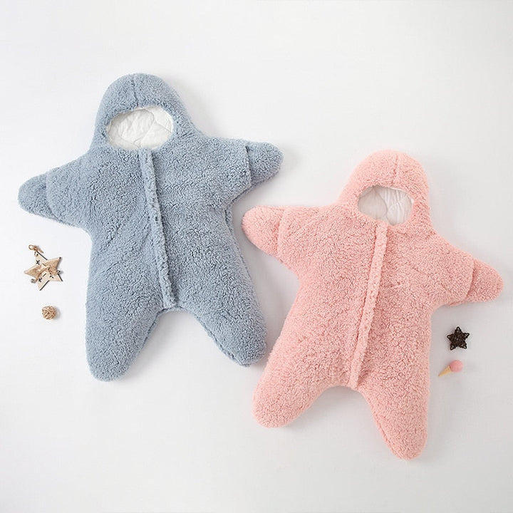 Baby Starfish Sleeping Bag - StarrySnug-White-0-2 Months-Nora Luxe