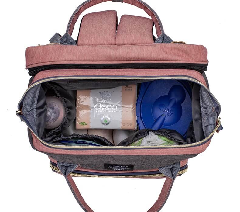 Portable Baby Bed and Nappy Bag – Multi-Function Travel Backpack