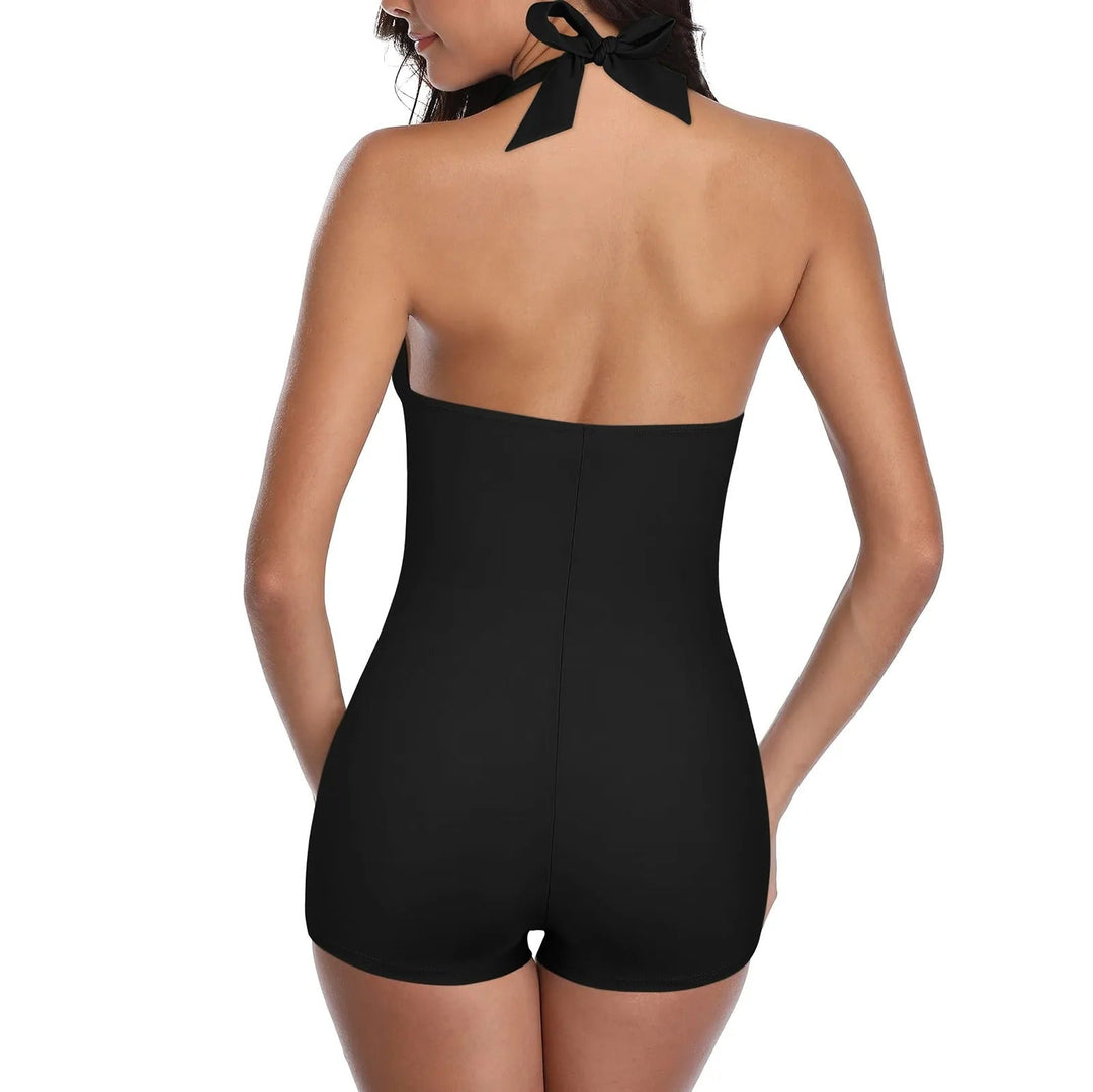 Backless Women’s Swimsuit with Elegant Fit – Celeste-Red-S-Nora Luxe