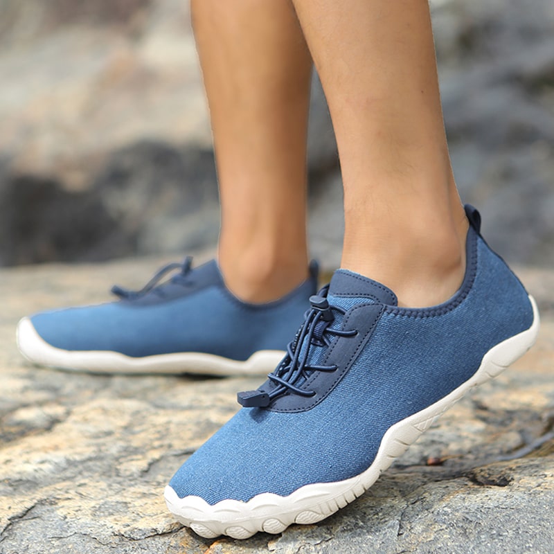 Barefoot Antislip Shoes - TerraStride-Blue-4.5-The Livary
