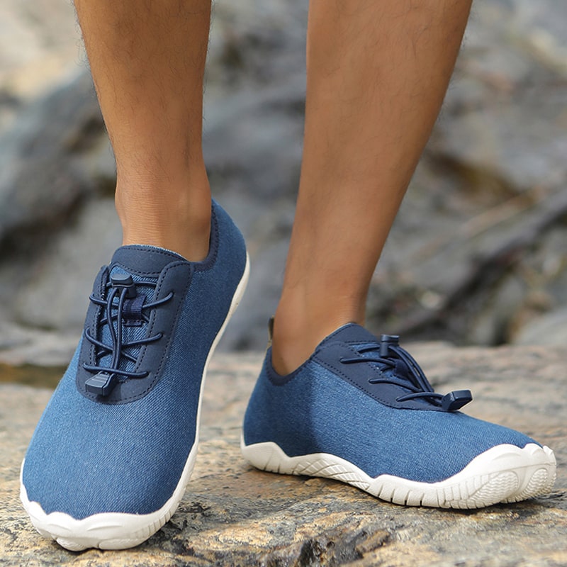Barefoot Antislip Shoes - TerraStride-Blue-4.5-The Livary