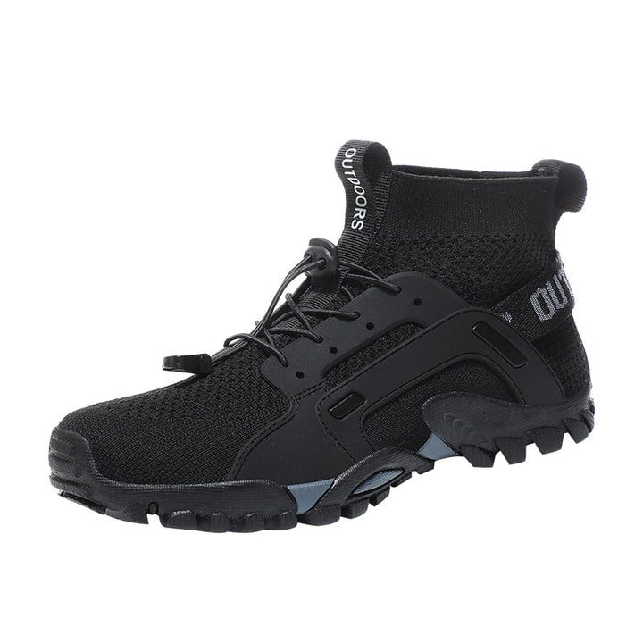 Barefoot sock shoes for men with non-slip sole – Maxim-Black-5.5-Nora Luxe
