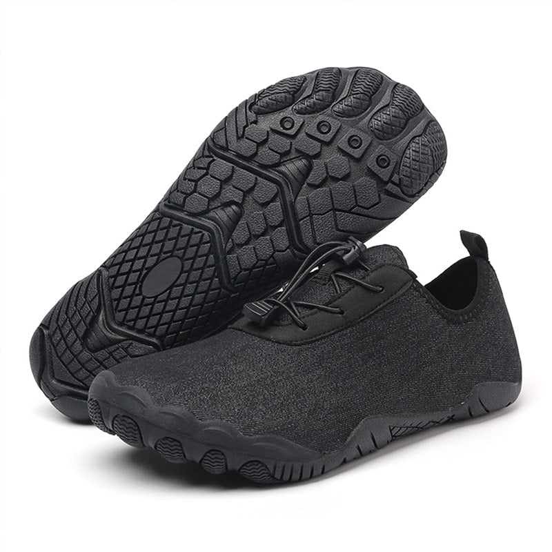 Barefoot sports shoes with non-slip sole – Leonis-Black-6.5-Nora Luxe