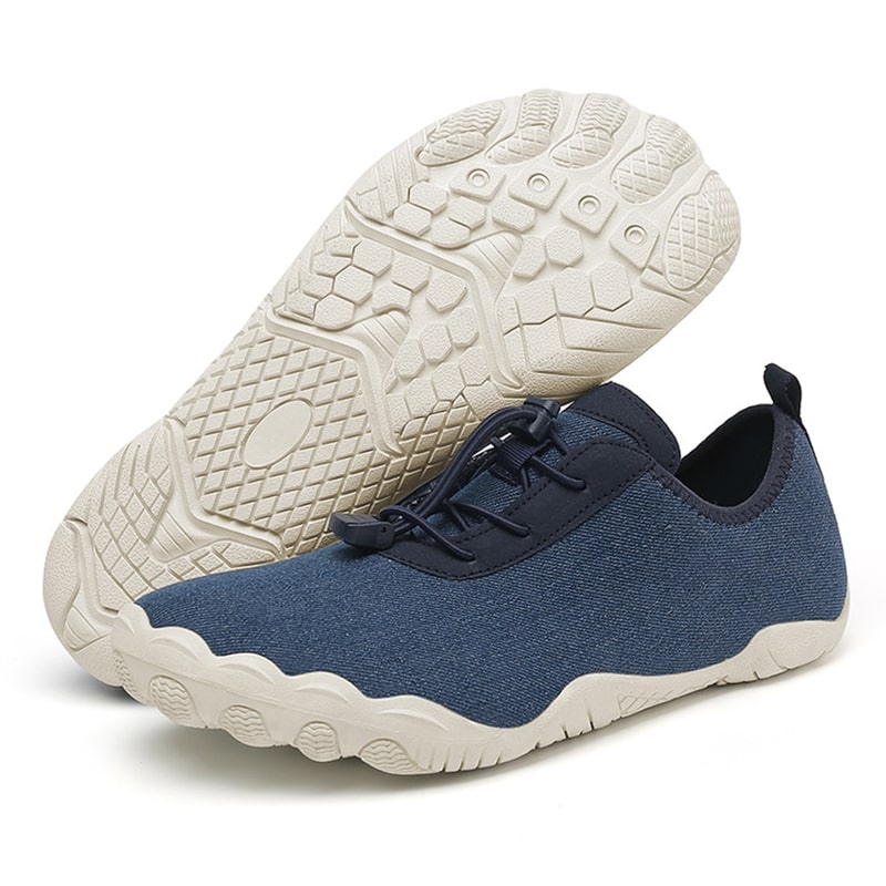 Barefoot sports shoes with non-slip sole – Leonis-Blue-4-Nora Luxe