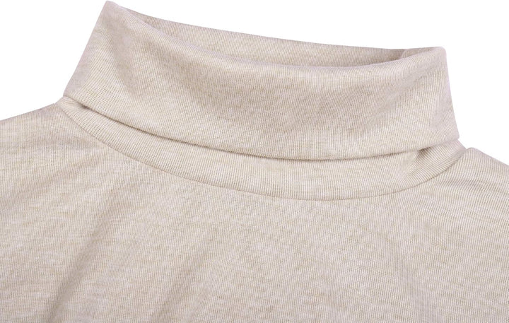 Basic Men's Turtleneck - Randy-Beige-S-Nora Luxe