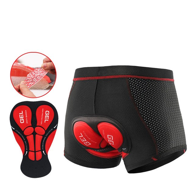 Bicycle undertrousers with padding – Matteo-Red-S-Nora Luxe
