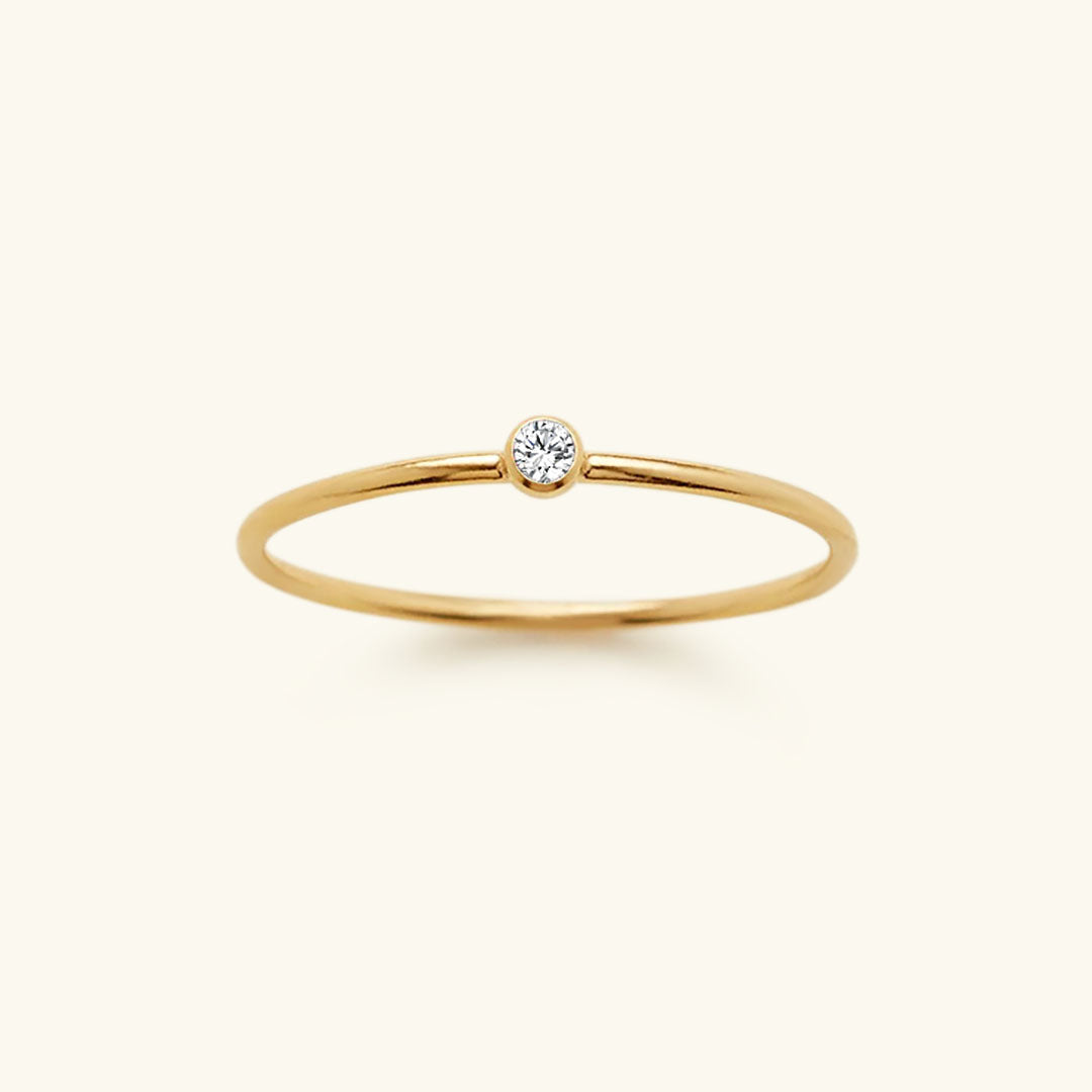Birthstone Ring - Celestia-1.93 in-April - Kristal-Nora Luxe