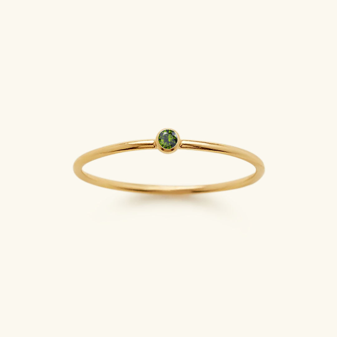 Birthstone Ring - Celestia-1.93 in-August - Peridot-Nora Luxe