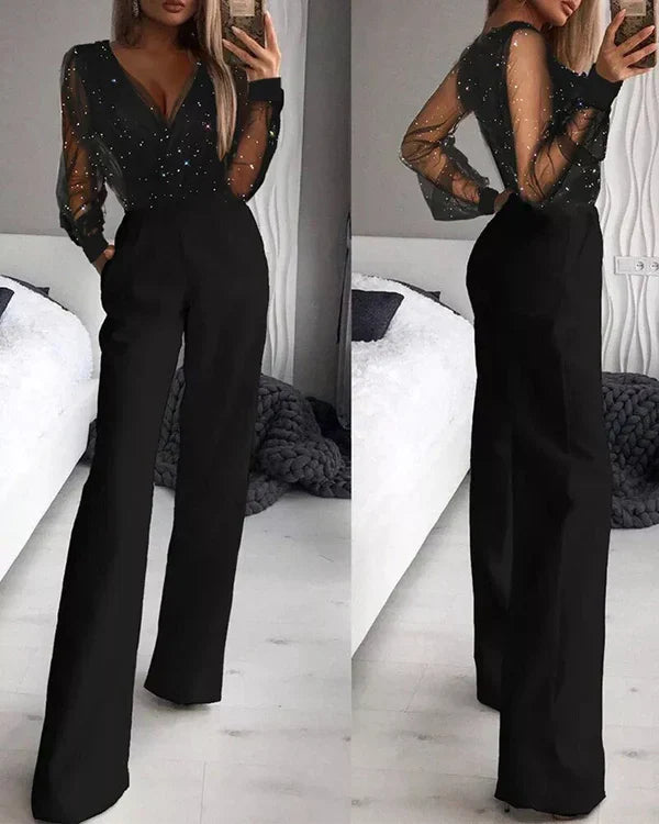 Black Casual Jumpsuit for Women - Noa-The Livary