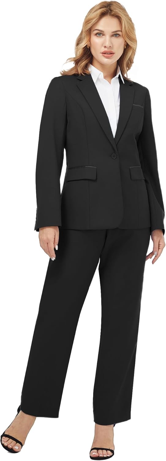 Blazer and Trousers Set - Verona-Black-XS-Nora Luxe