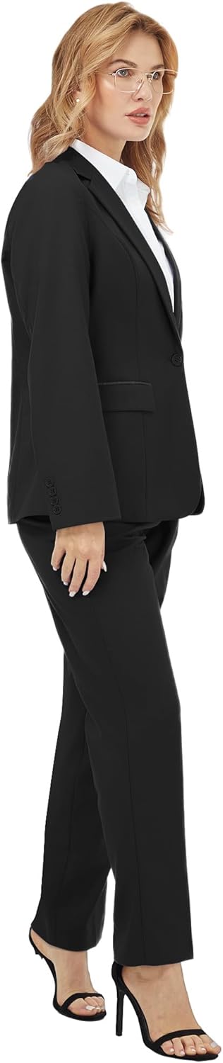 Blazer and Trousers Set - Verona-Black-XS-Nora Luxe