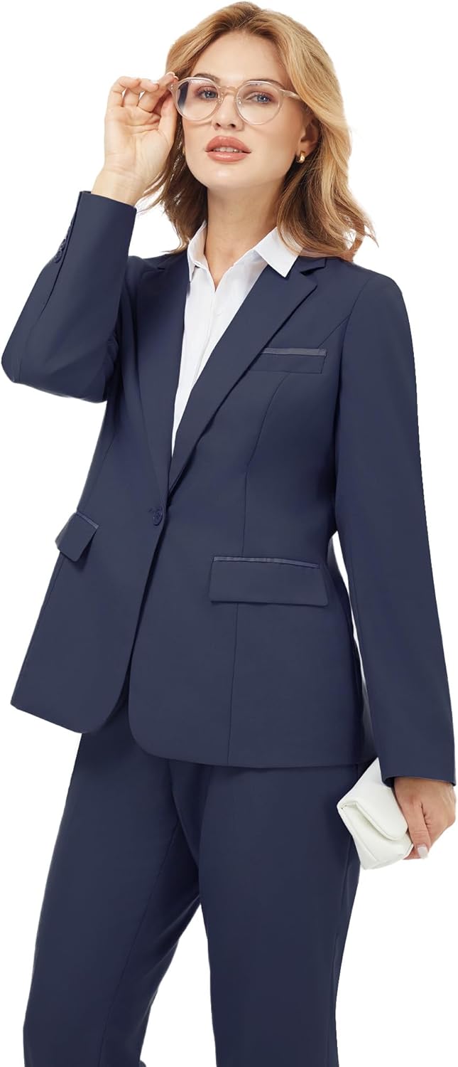 Blazer and Trousers Set - Verona-Black-XS-Nora Luxe