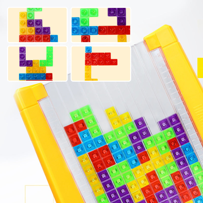 Block Puzzle - BrainBlocks-Red-Nora Luxe