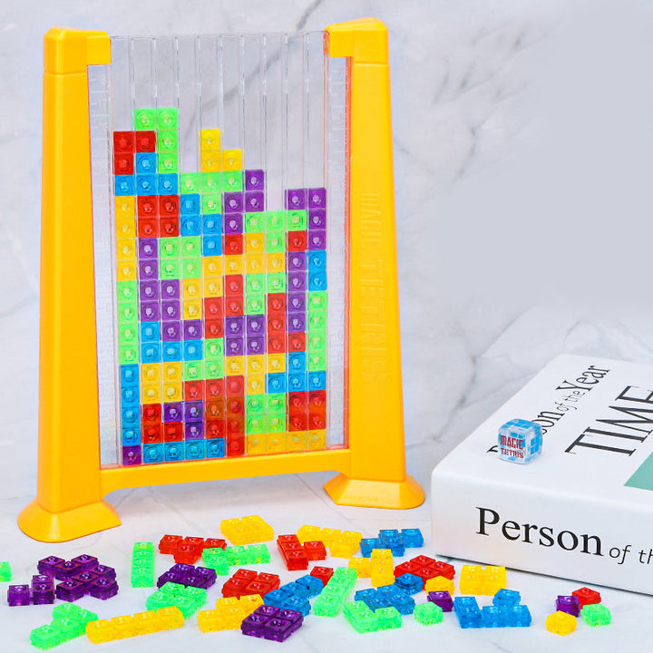 Block Puzzle - BrainBlocks-Red-Nora Luxe
