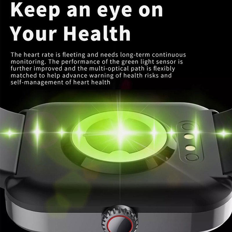 Blood Sugar Monitoring Watch - GlucoWatch-Black-Nora Luxe