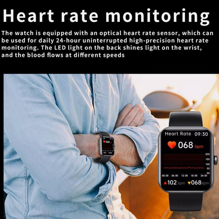 Blood Sugar Monitoring Watch - GlucoWatch-Black-Nora Luxe