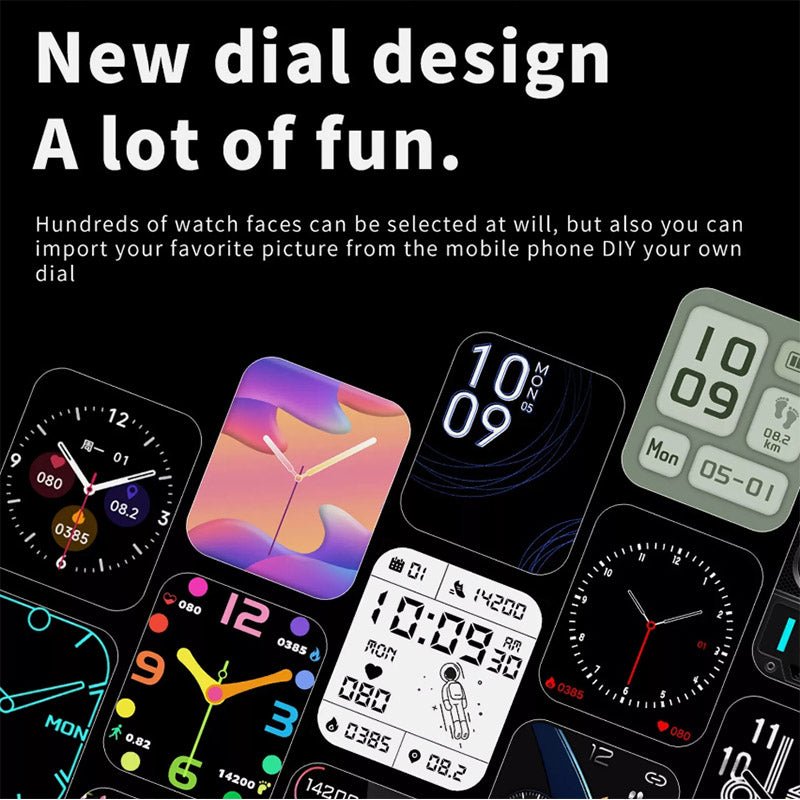 Blood Sugar Monitoring Watch - GlucoWatch-Black-Nora Luxe