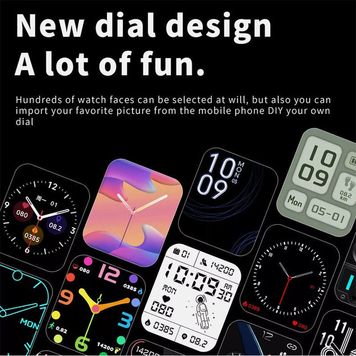 Blood Sugar Monitoring Watch - GlucoWatch-Black-Nora Luxe