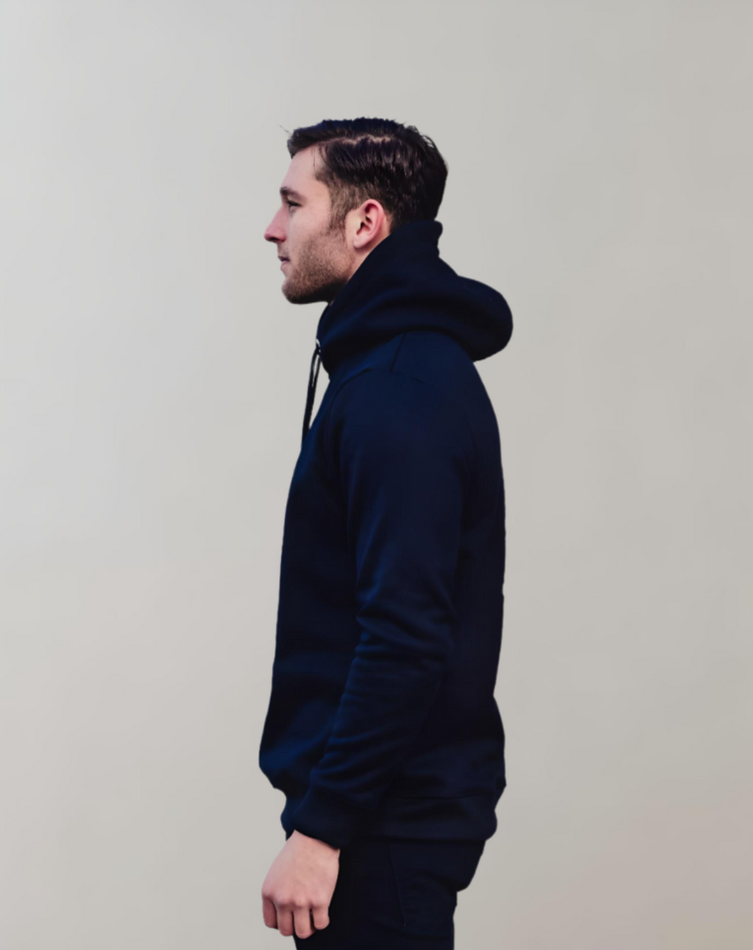 Blue Hoodie with DNA Print - Orion-S-Nora Luxe