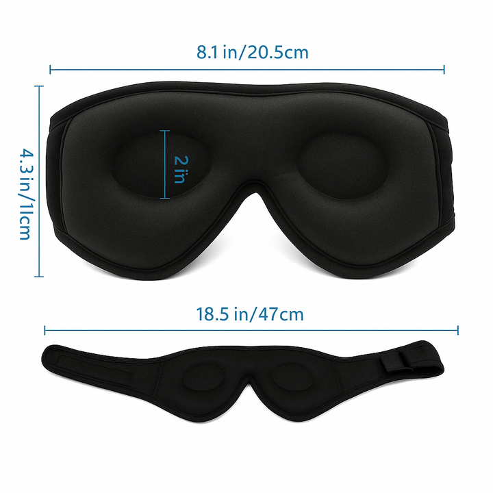 Bluetooth Sleep Mask with Music - DreamBand-Nora Luxe