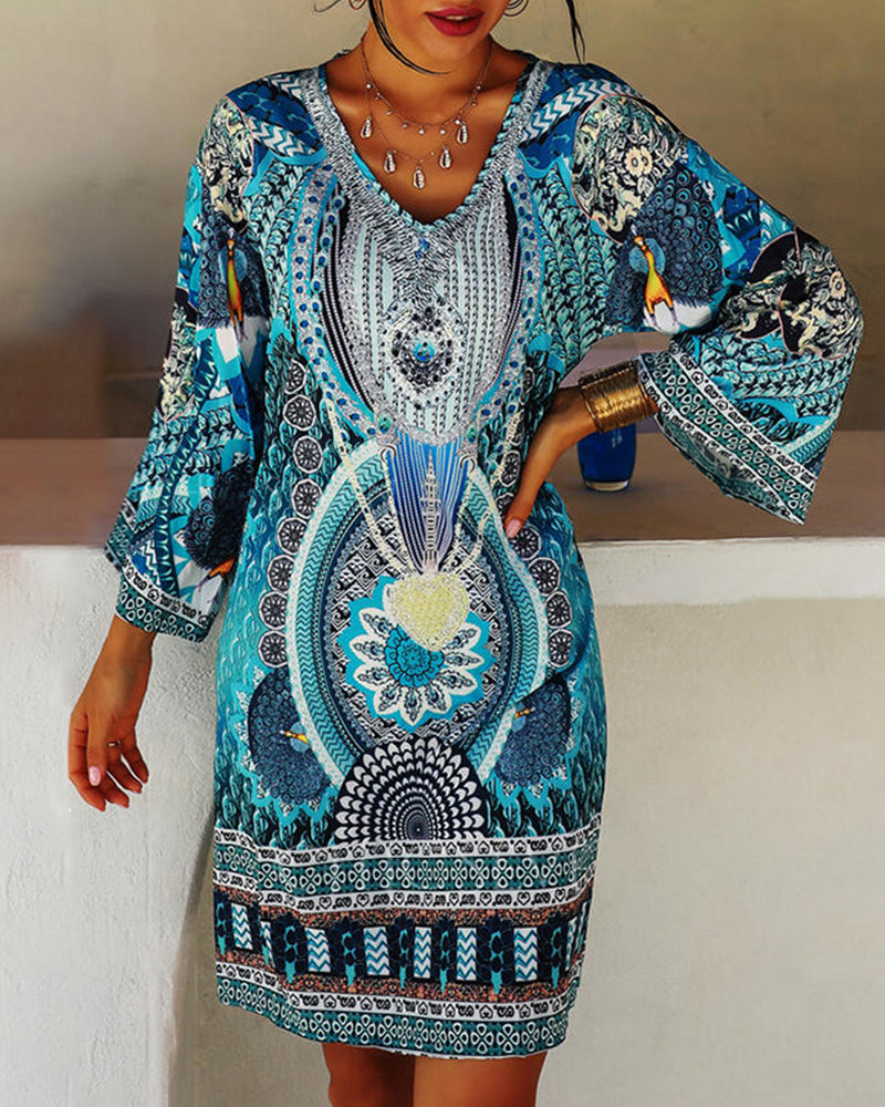Boho Summer Dress with Loose Fit – Nina-S-State of Style