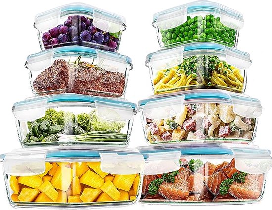 Borosilicate Glass Lunchbox - GlassGuard Bento-1x Rectangle 320ml-Nora Luxe
