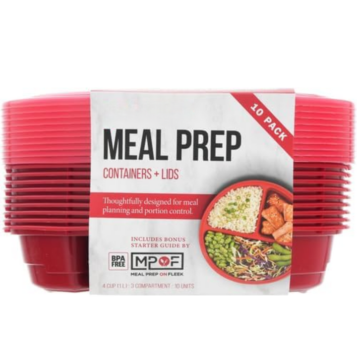 BPA-free Meal Prep Containers, Set of 10-Nora Luxe
