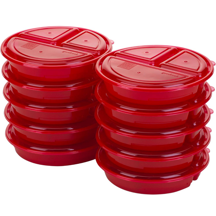 BPA-free Meal Prep Containers, Set of 10-Nora Luxe