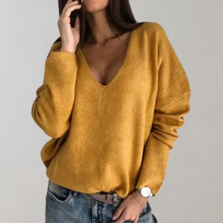 Breathable Ladies Sweater - Skye-Purple-S-Nora Luxe