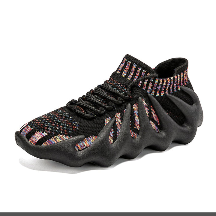 Breathable mesh sneakers - Milo-Red-3-Nora Luxe