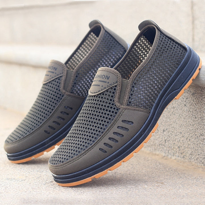 Breathable mesh sneakers - Noah-Brown-5.5-Nora Luxe