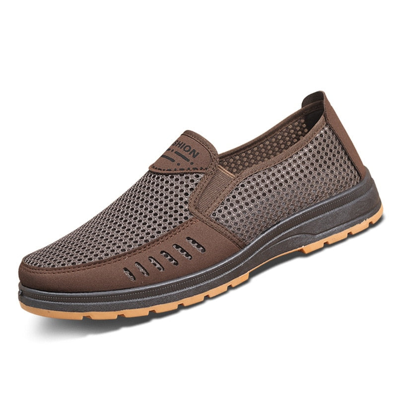 Breathable mesh sneakers - Noah-Brown-5.5-Nora Luxe