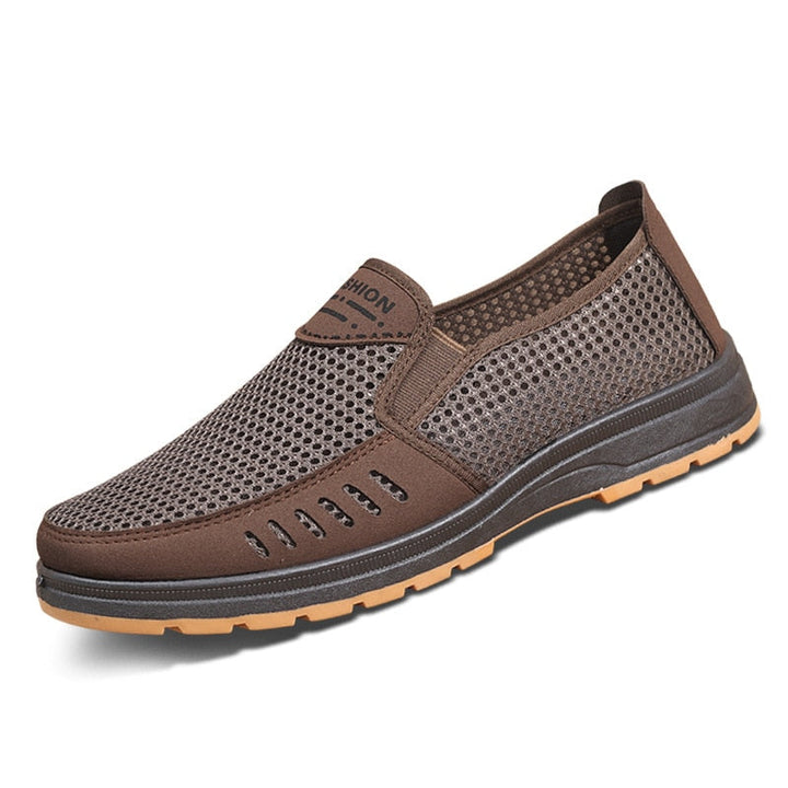Breathable mesh sneakers - Noah-Brown-5.5-Nora Luxe