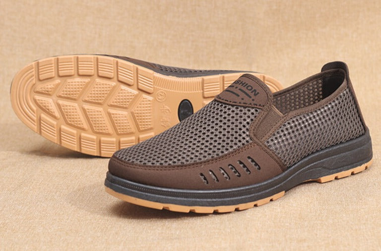Breathable mesh sneakers - Noah-Brown-5.5-Nora Luxe