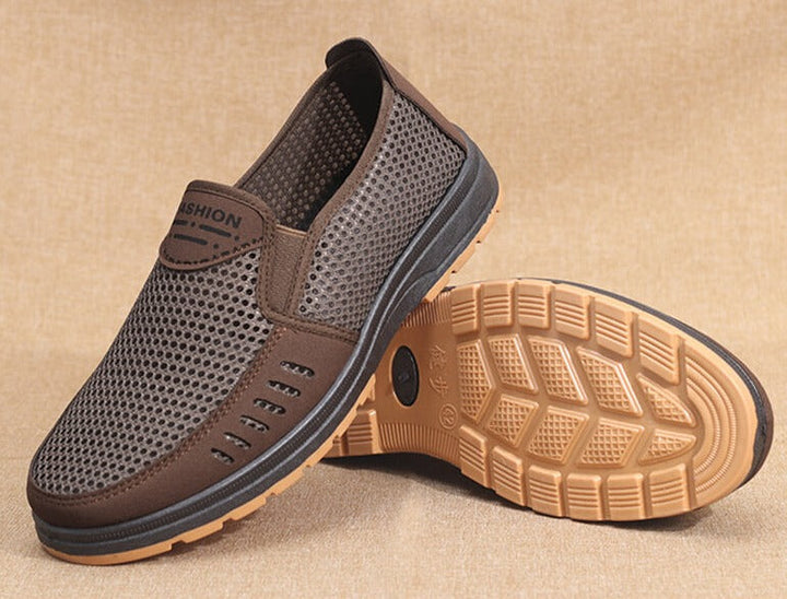 Breathable mesh sneakers - Noah-Brown-5.5-Nora Luxe