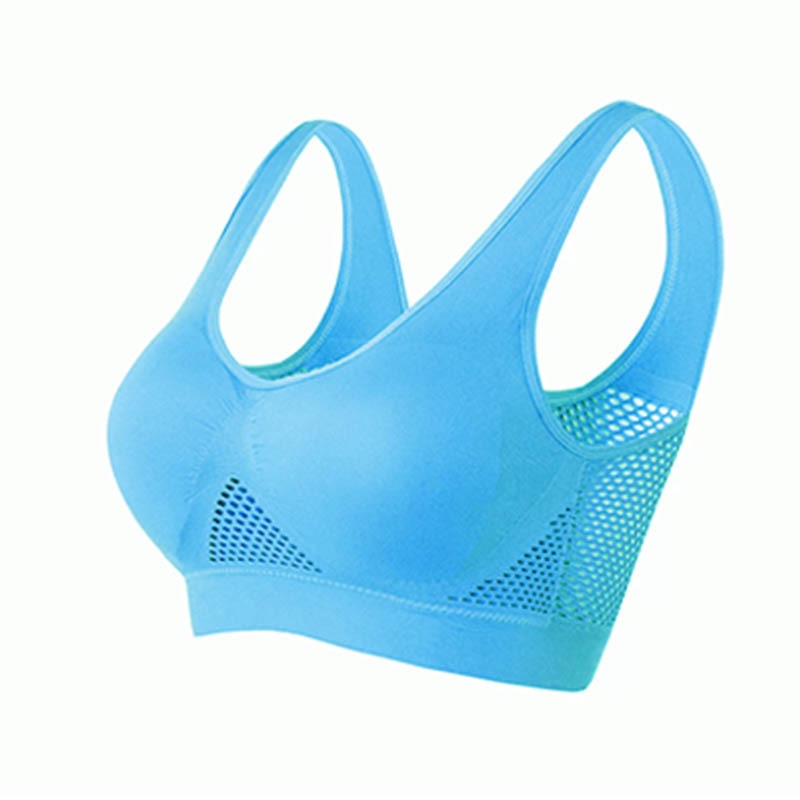 Breathable Mesh Sports Bra – Sofia-Blue-S-Nora Luxe