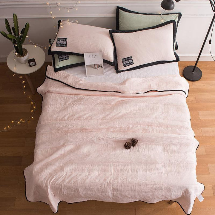 Breathable Summer Cooling Blanket - CoolBreeze-Pink-39.37 × 59.06 in-Nora Luxe