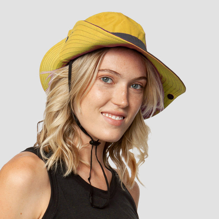 Breathable UV Protection Women's Sun Hat Foldable with Ponytail Opening – Liane (Buy 1, Get 1 FREE)-Red-Nora Luxe