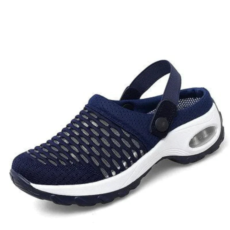 BreezeComfort Sandal | Orthopaedic Sandals for Women-Blue-4.0-Nora Luxe