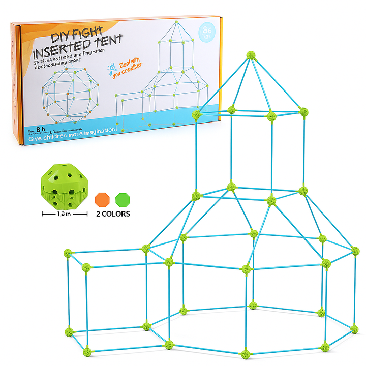 Build Your Own Tent Adventure - TentMaster-68 pieces-Nora Luxe