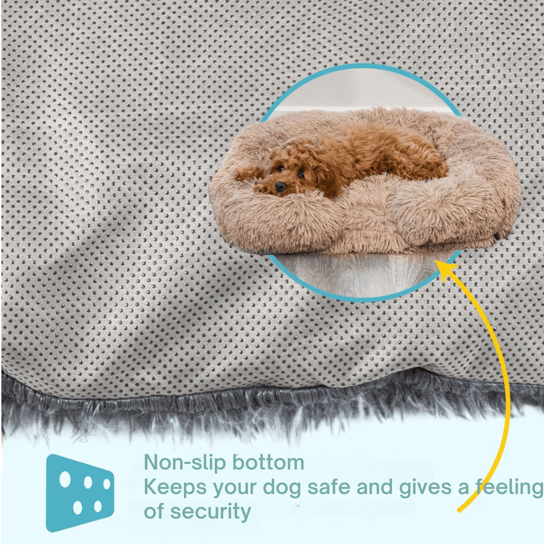 Calming Dog Bed with Memory Foam - Charlie-Anthracite-S-Nora Luxe