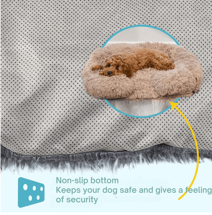 Calming Dog Bed with Memory Foam - Charlie-Anthracite-S-Nora Luxe