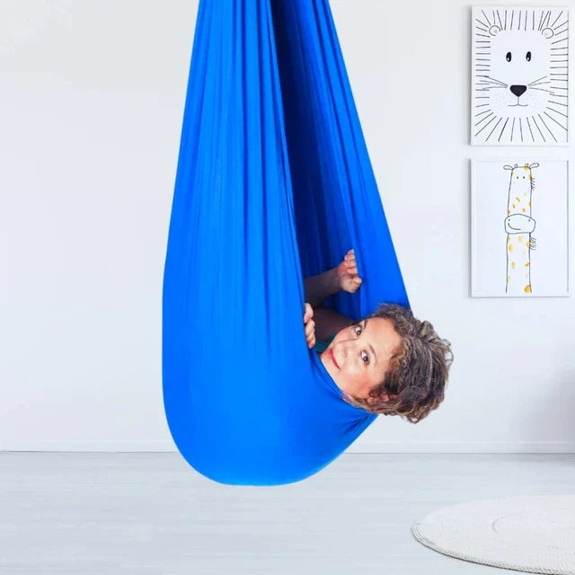 Calming Therapy Swing for Children - CalmGlide-Blue-Nora Luxe